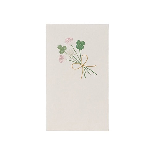 お花のぽち袋 クローバー×10