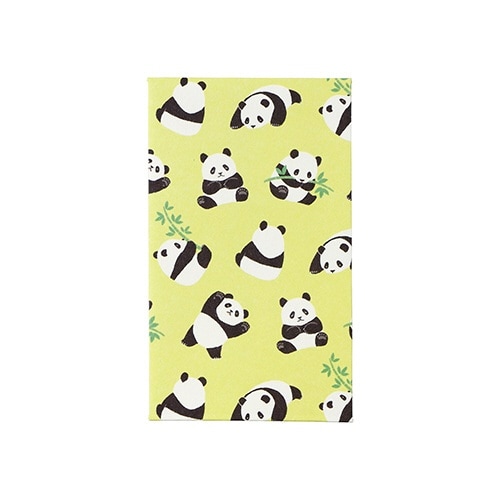 どうぶつ ぽち袋 パンダグリーン×10