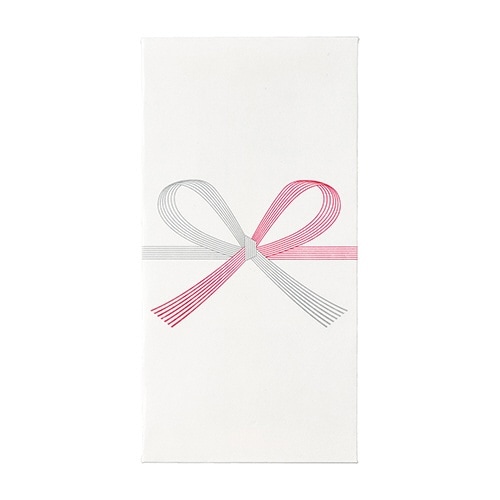 コットン祝万円袋花結のし無×10
