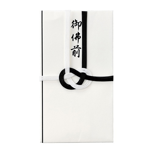 コットン仏金封黒白7本御佛前×10