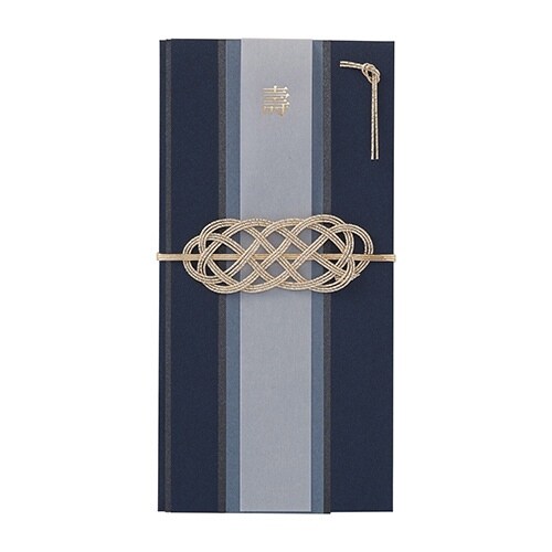 メンズスリム金封 ネイビー×5