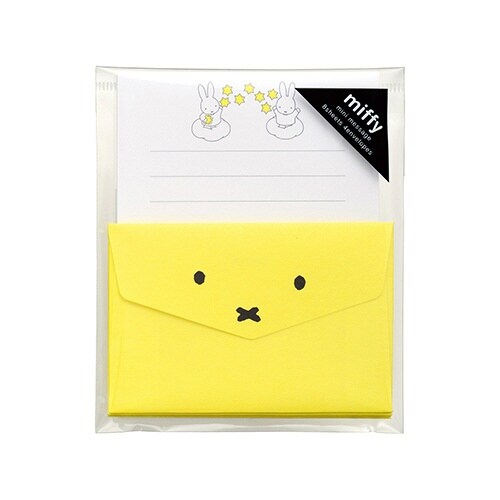 ミッフィーミニメッセージ きいろ×5