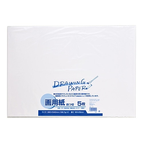 画用紙 4ツ切 5枚パック×20