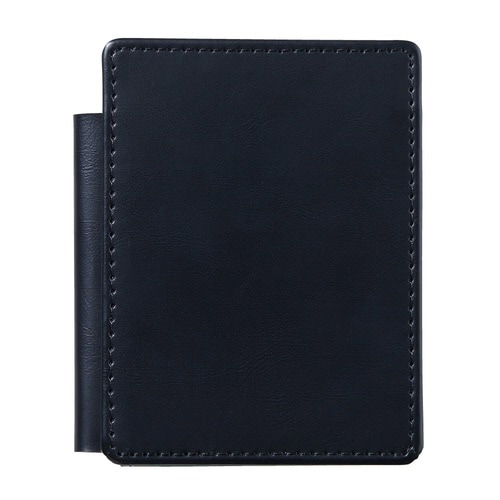 レザフェスU スライドメモパッド クロ A7