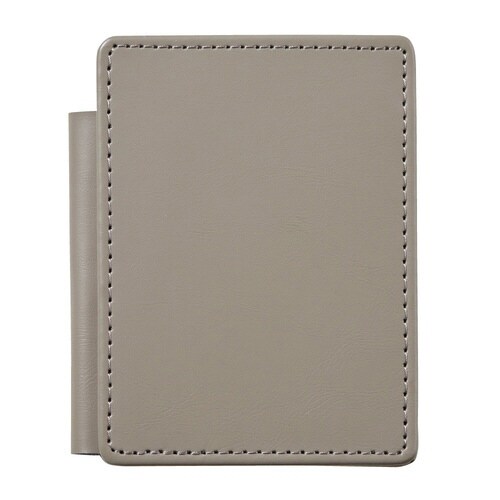 レザフェスU スライドメモパッド グレー A7×2