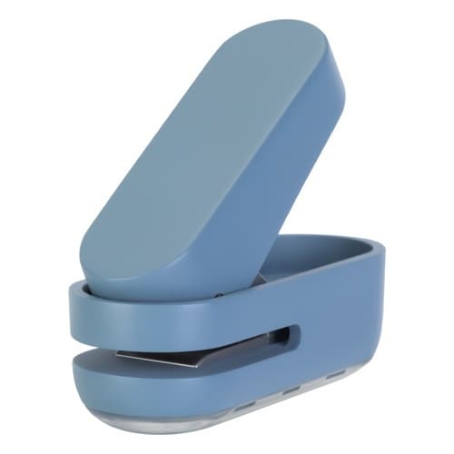 穴あけパンチ/1穴 ブルー×3