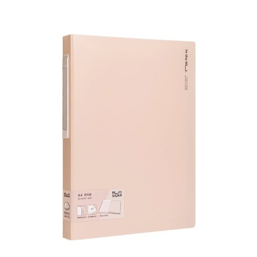 クリアポケットファイル/60ページ/ピンク