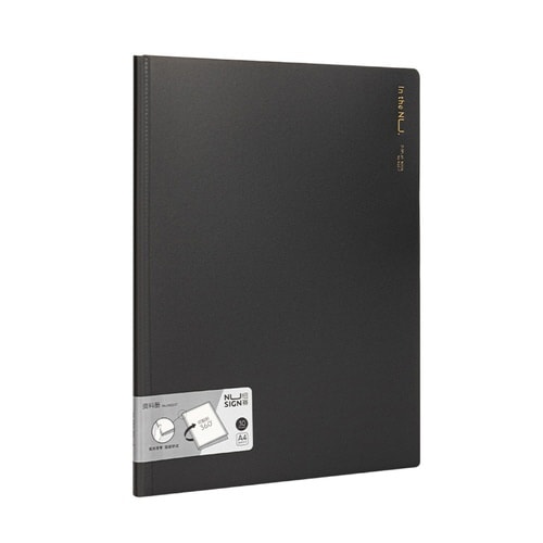 クリアポケットファイル/30ページ/ブラック