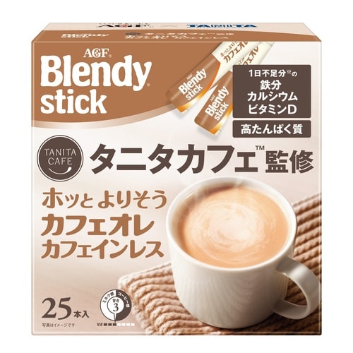 ブレンディタニタカフェオレカフェインレス25本×3