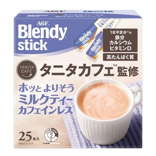 ブレンディタニタミルクティカフェインレス25本×3