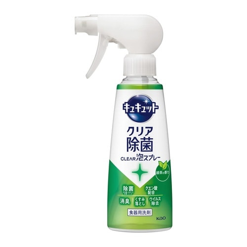 キュキュットクリア除菌泡スプレー緑茶 本体
