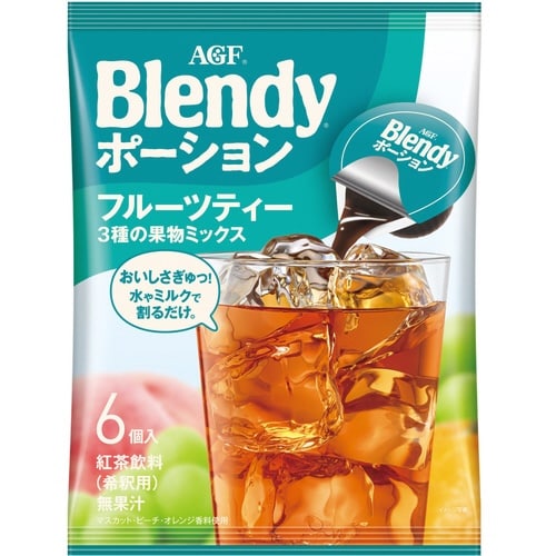 ブレンディポーション3種の果物ミックス6個×3