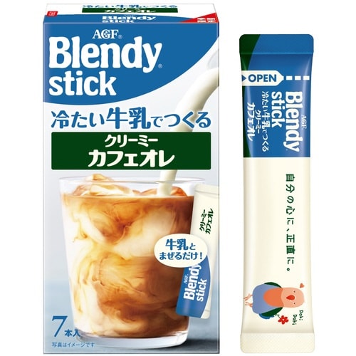ブレンディスティック クリーミーカフェオレ7本×3