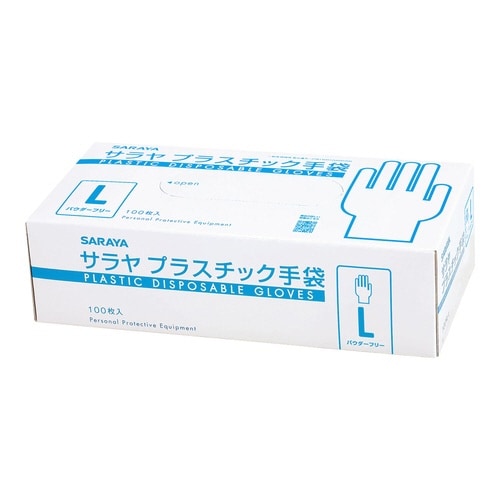 プラスチック手袋粉無 L (100枚入)×10
