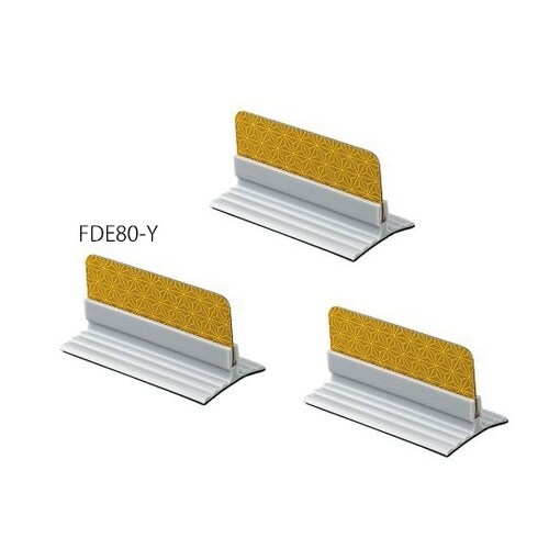 反射板 FDE80−Y/Y−TG黄 5個