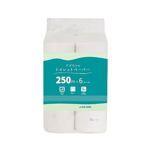 アズワンのトイレットペーパー250m 6