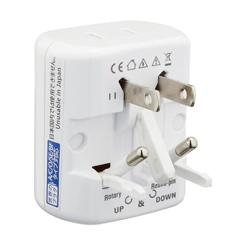 海外用2口変換プラグA/C/O/SE/B