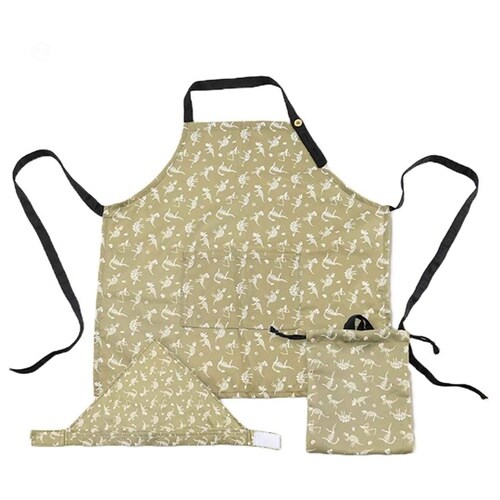 エプロン 子供エプロン L 3点セット