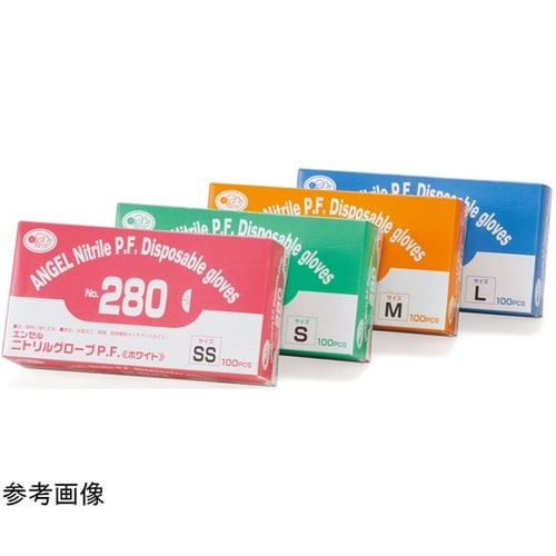 ニトリルグローブPF ホワイト L 1ケ