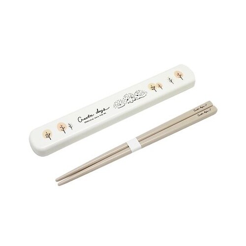 箸箱セット スライド 抗菌 箸 19.5