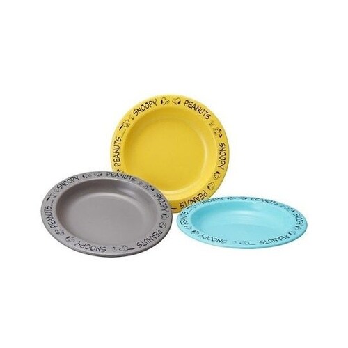 プレート 18cm 3枚入り スヌーピー