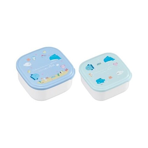 シール容器 2個入り つぶらな瞳 ブルー