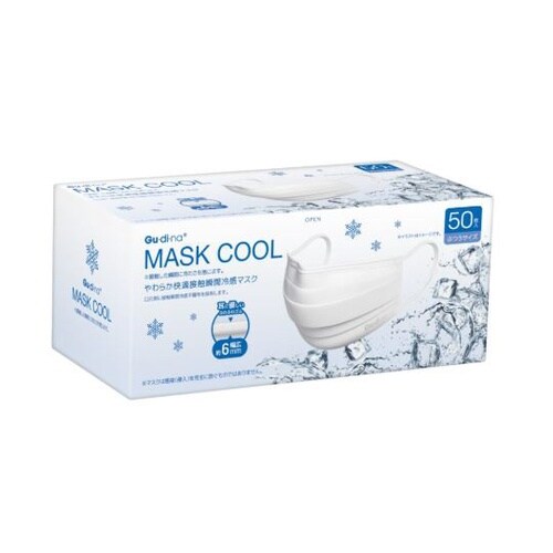 グディナ接触冷感不織布マスク 1箱(50