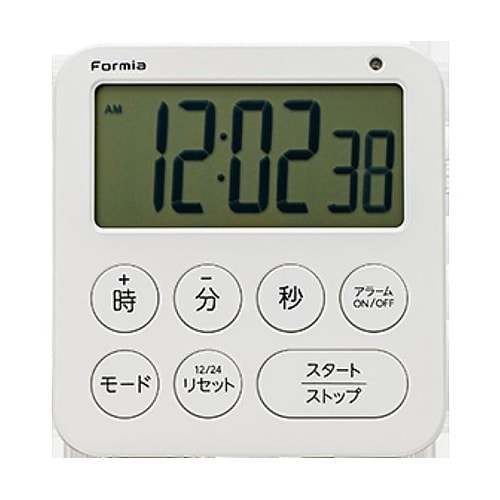 消音機能付きデジタルタイマー ホワイト