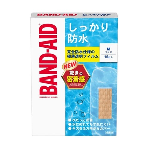 バンドエイド しっかり防水 Mサイズ 1