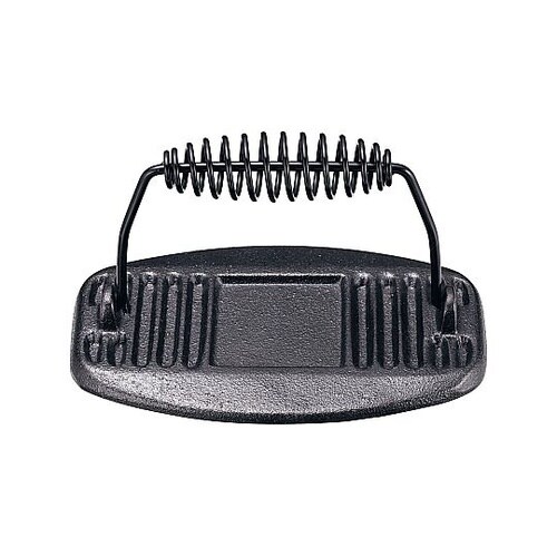 鋳鉄 ミートプレス バネ柄オーバル 01