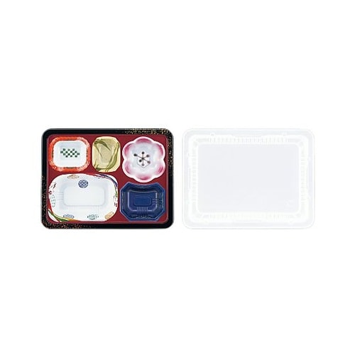 ワンウェイお弁当容器(蓋付)耐熱松竹梅T