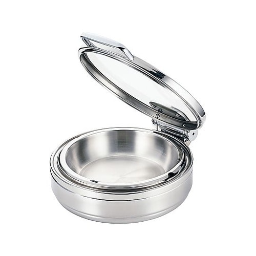 フラットガラスカバー丸チェーフィング F