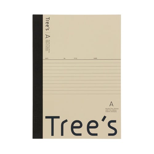 Tree’s B5 A罫 クリーム 1冊
