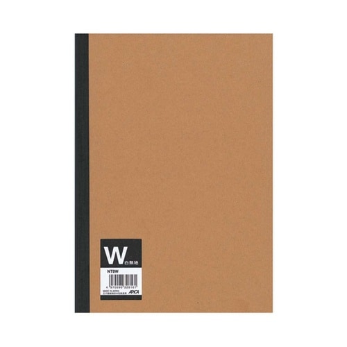 無地表紙科目ノート 白無地 NT8W