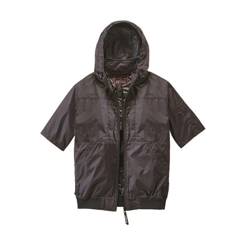 空調服半袖ブルゾン ブラック EL 74