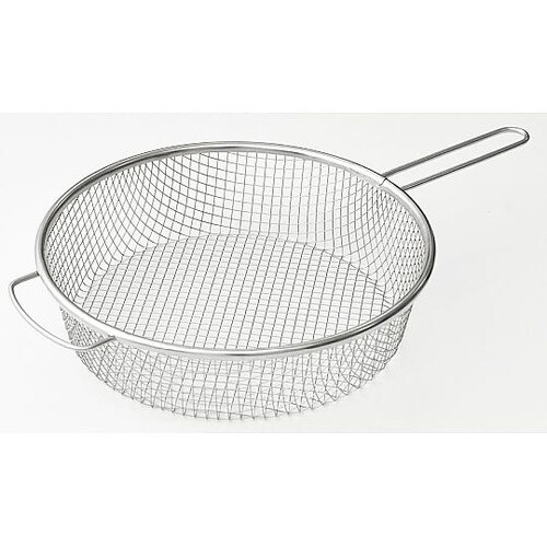 絶妙メッシュの水切りしやすい手付きザル