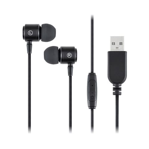 USBイヤホンマイク 軽量タイプ UHP