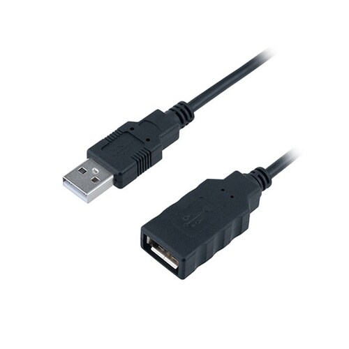 USB2.0延長ケーブル 2m ブラック