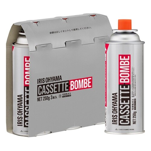 カセットボンベ グレー 1セット(3本入