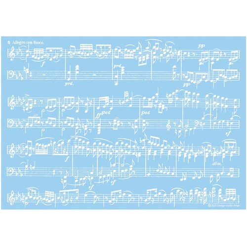 飛散防止シート 音符 QWS−567