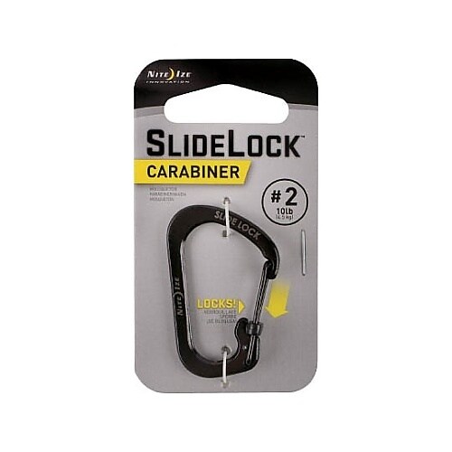 スライドロックカラビナー #2 ブラック