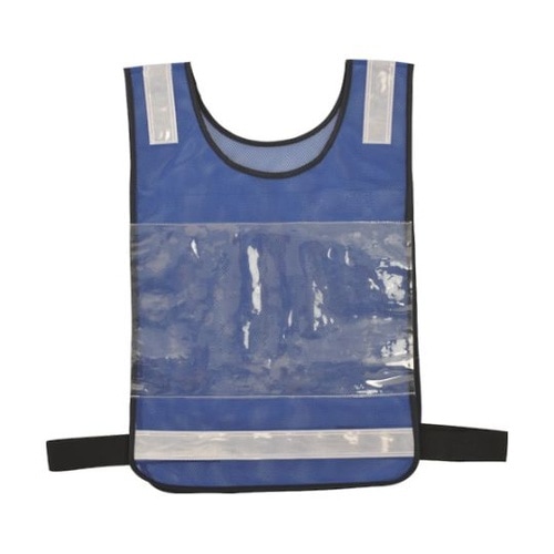 A0019B メッシュゼッケンベスト 青