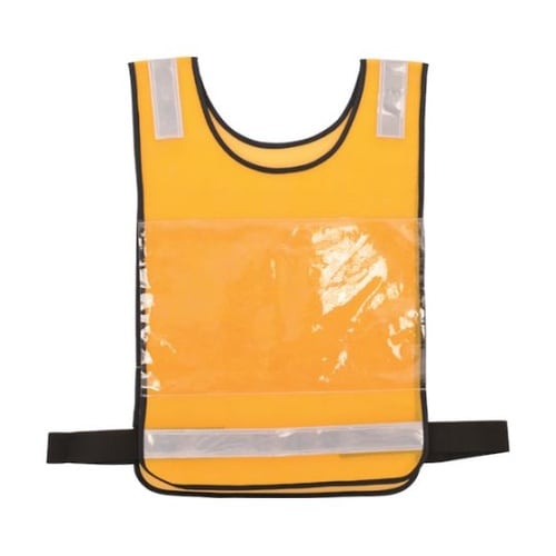 A0019Y メッシュゼッケンベスト 黄