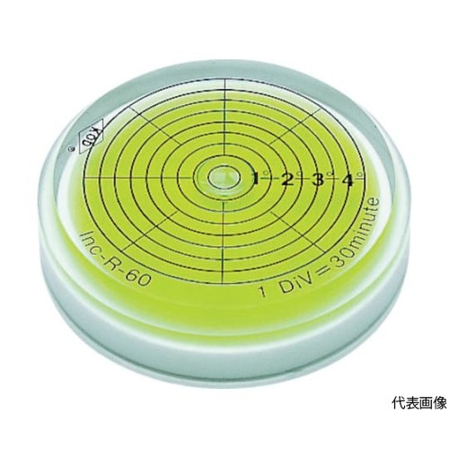 角度計付丸型アイベル水平器 INC−R