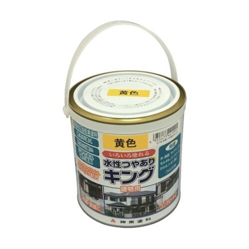 建物用塗料(水性) つやありキング 黄色
