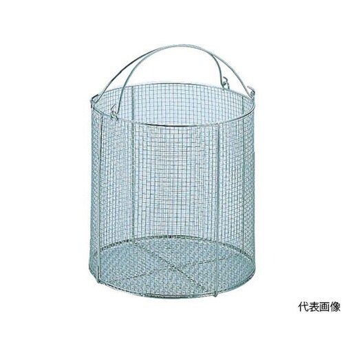 SM15 ステンレス丸型洗浄カゴ 小