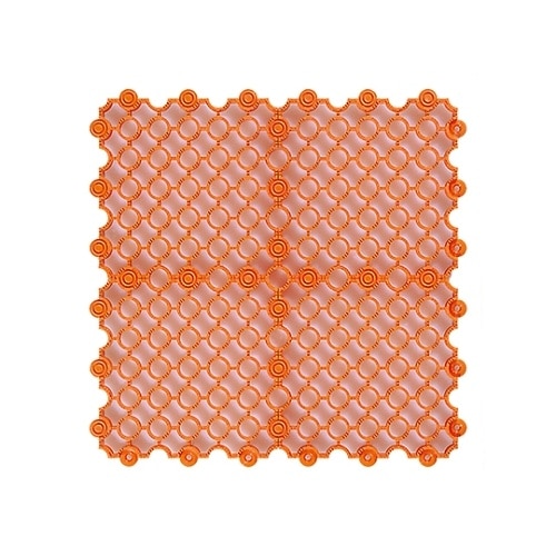 マーブルマット オレンジ 150×150
