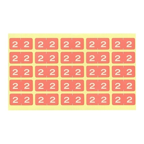 カラーナンバーラベル M 2 HK775