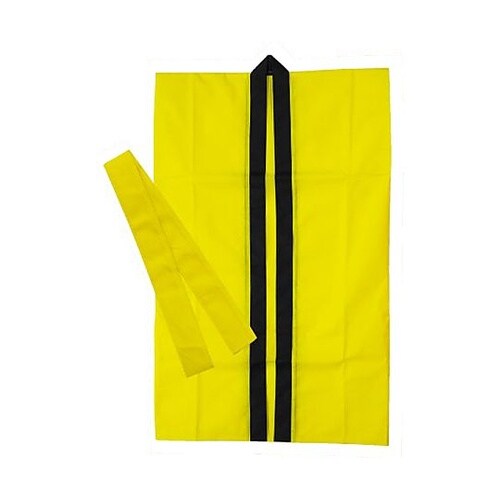 1162 ロングハッピ不織布 黄J