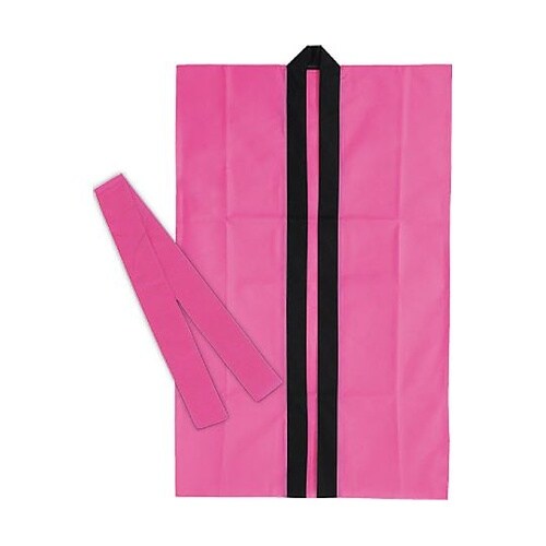 1171 ロングハッピ不織布 桃S